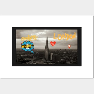 London cityscape and skyscrapers for free Posters and Art